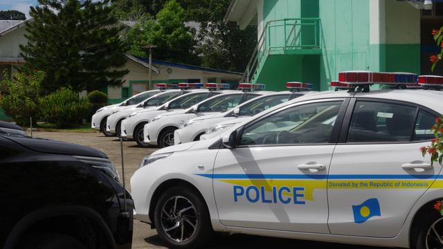 Hibah kendaraan patroli Indonesia kepada Palau. Dok: Kemlu