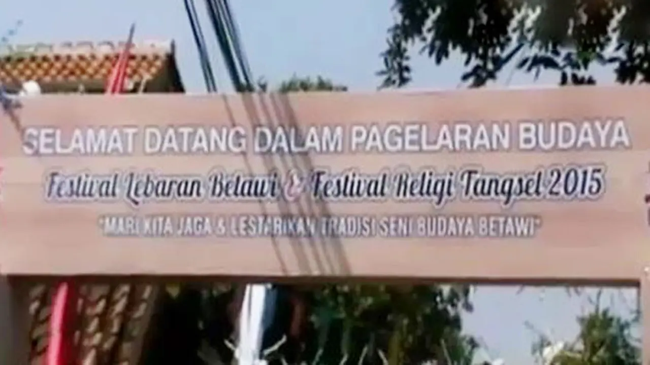 Pagelaran Budaya dan Religi Ala Lebaran Betawi di Tangerang