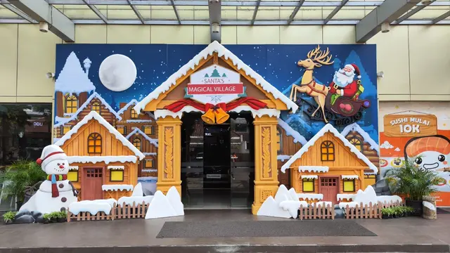 Suasana Natal dan Liburan Akhir Tahun yang Hangat di Lippo Malls Jakarta Bertemakan Santa’s Magical Village. Dok. Lippo Malls