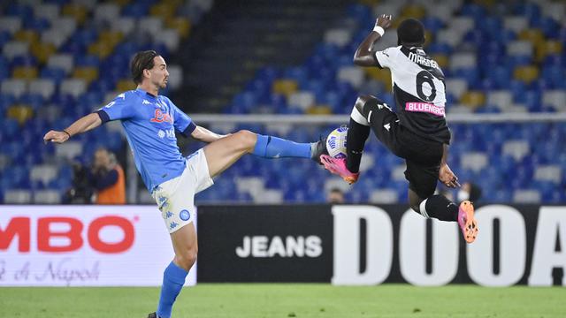 FOTO: Napoli Menyodok ke Posisi Kedua usai Hancurkan Udinese 5-1 - Fabian Ruiz; Jean-Victor Makengo