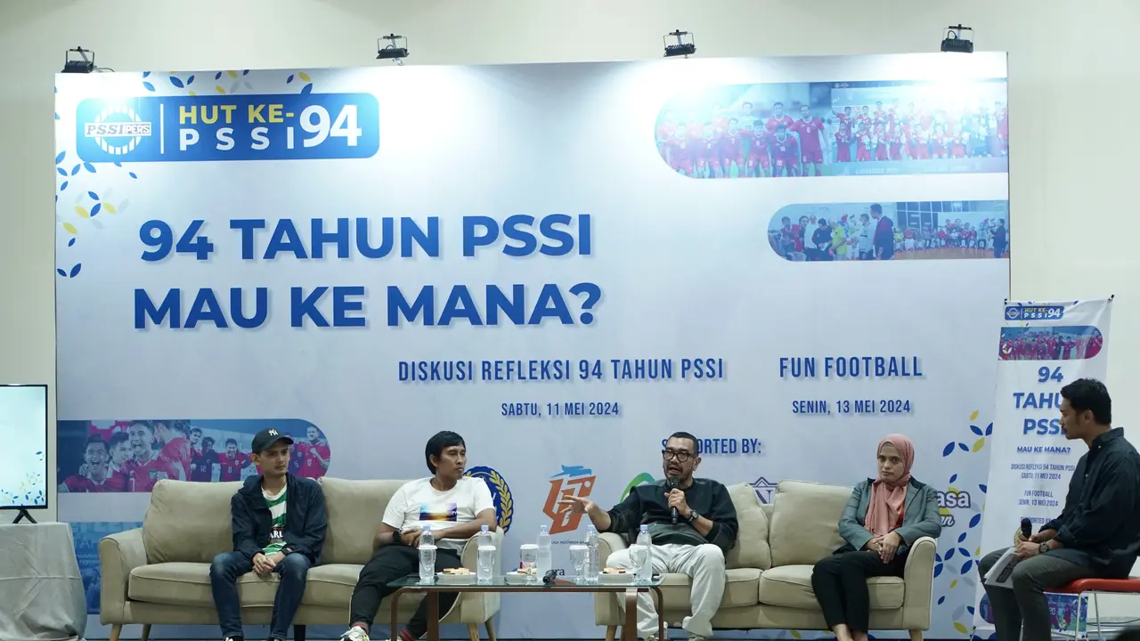 Diskusi Refleksi 94 Tahun PSSI di GBK Arena