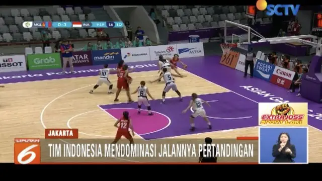Tim basket putri Indonesia berhasil rebut peringkat ke-7 dari tim Mongolia dengan skor akhir 82-66.