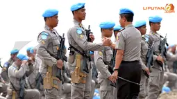 Kapolri Pimpin Upacara Pembaretan Polisi Perdamaian