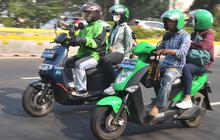 FOTO: Protes Pemotongan Tarif hingga 30 Persen, Ojek Online di Jakarta Mau Demo Besar-Besaran Hari Ini