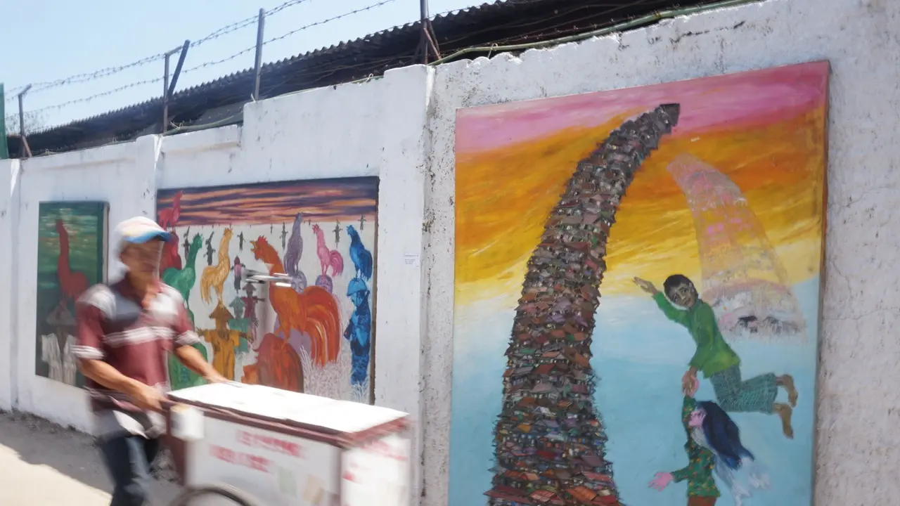 Pameran lukis di gang