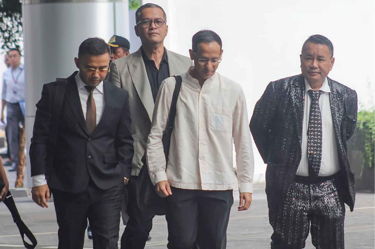 FOTO: Dipanggil Kejagung Lagi, Nadiem Diperiksa Terkait Kasus Laptop Rp9,9 Triliun