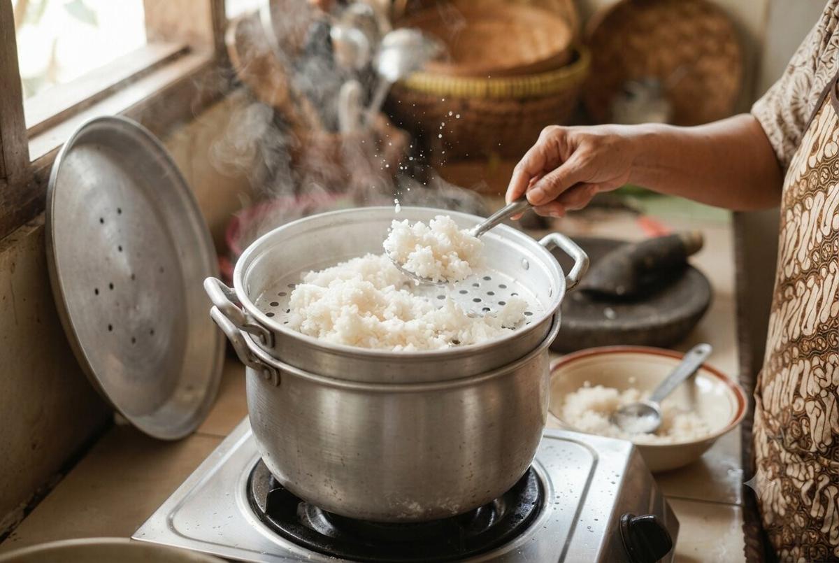 Cara Menghangatkan Nasi Dingin Tanpa Rice Cooker agar Kembali Pulen Seperti Baru Matang