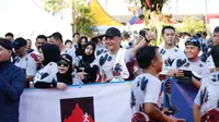 Gubernur Jawa Tengah Ganjar Pranowo, melepas 1.000 pelari yang mengikuti Bank Jateng Friendship Run.  (Ist)