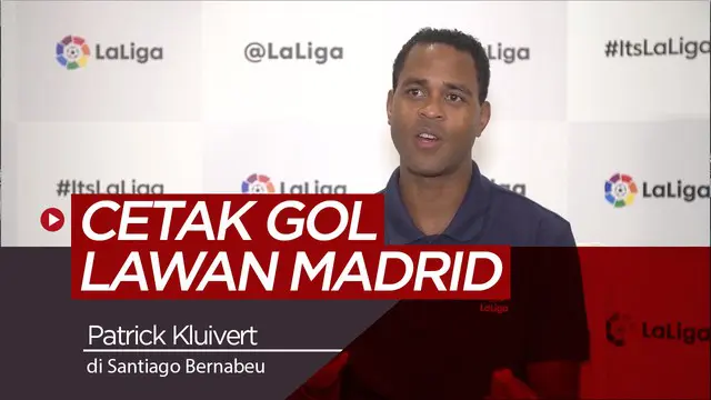 Berita video tentang kenangan legenda Barcelona, Patrick Kluivert saat mencetak gol di markas Real Madrid saat El Clasico.