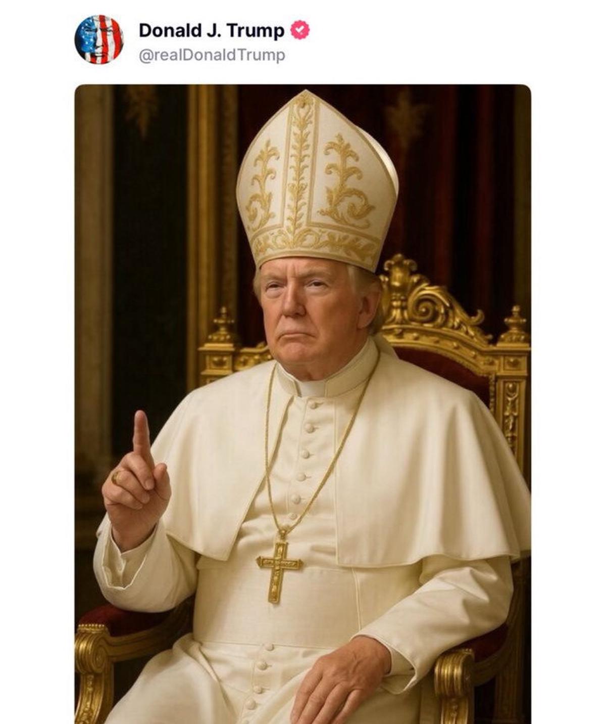trump jadi paus