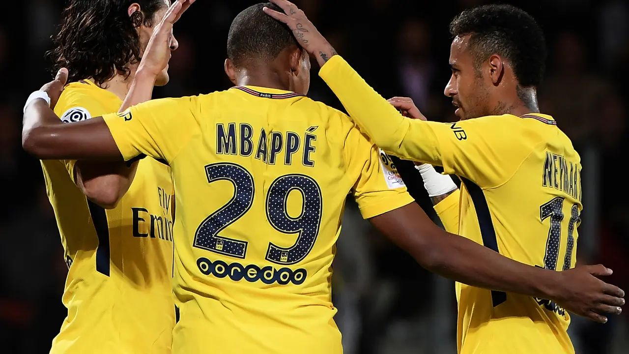 Neymar, Mbappe, Cavani