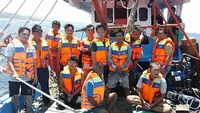 KM Koxinga, kapal milik Rafli Antouw, awalnya bertolak dari pelabuhan sejak pukul 03.00 Wita bersama 12 anak buah kapal (ABK) termasuk kapten kapal. (Liputan6.com/Yoseph Ikanubun)