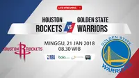 Houston Rockets Vs Golden State Warriors (Bola.com/Adreanus Titus)