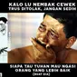 Meme cinta bertepuk sebelah tangan (Sumber: me.me)