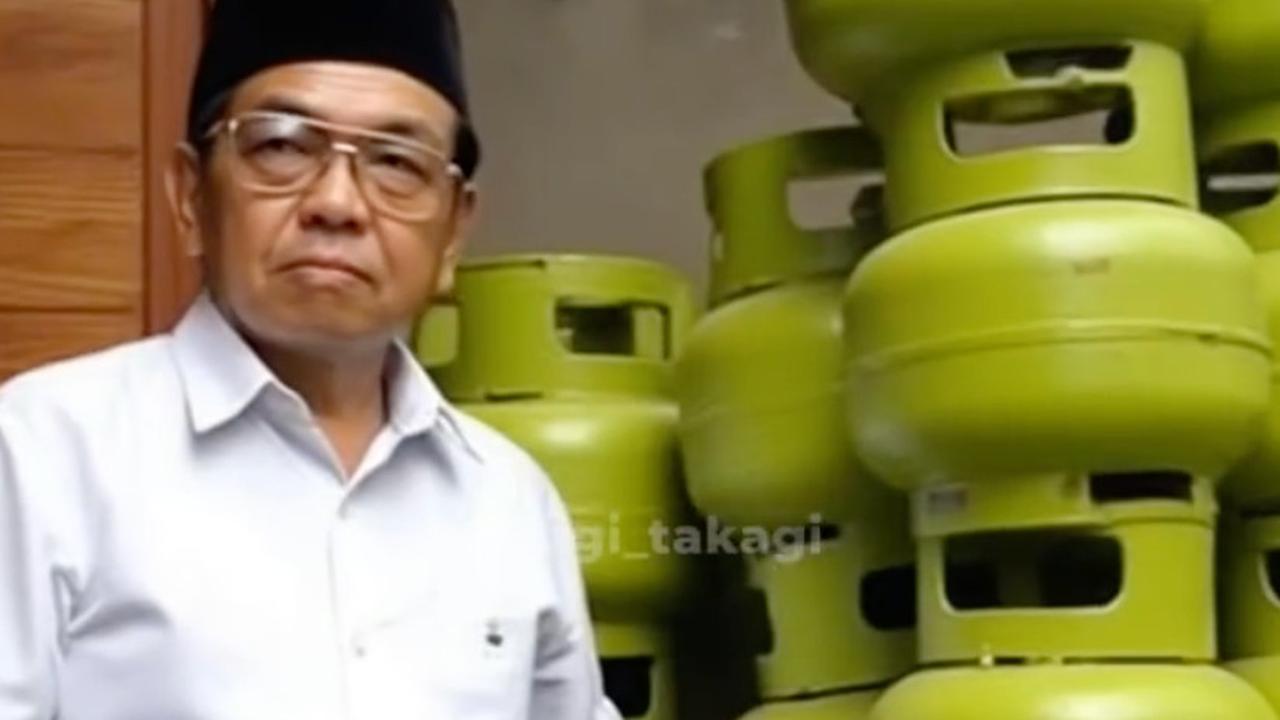 Ini Penampakan jika Para Mantan Presiden Indonesia Jadi Pedagang Gas 3Kg Versi AI