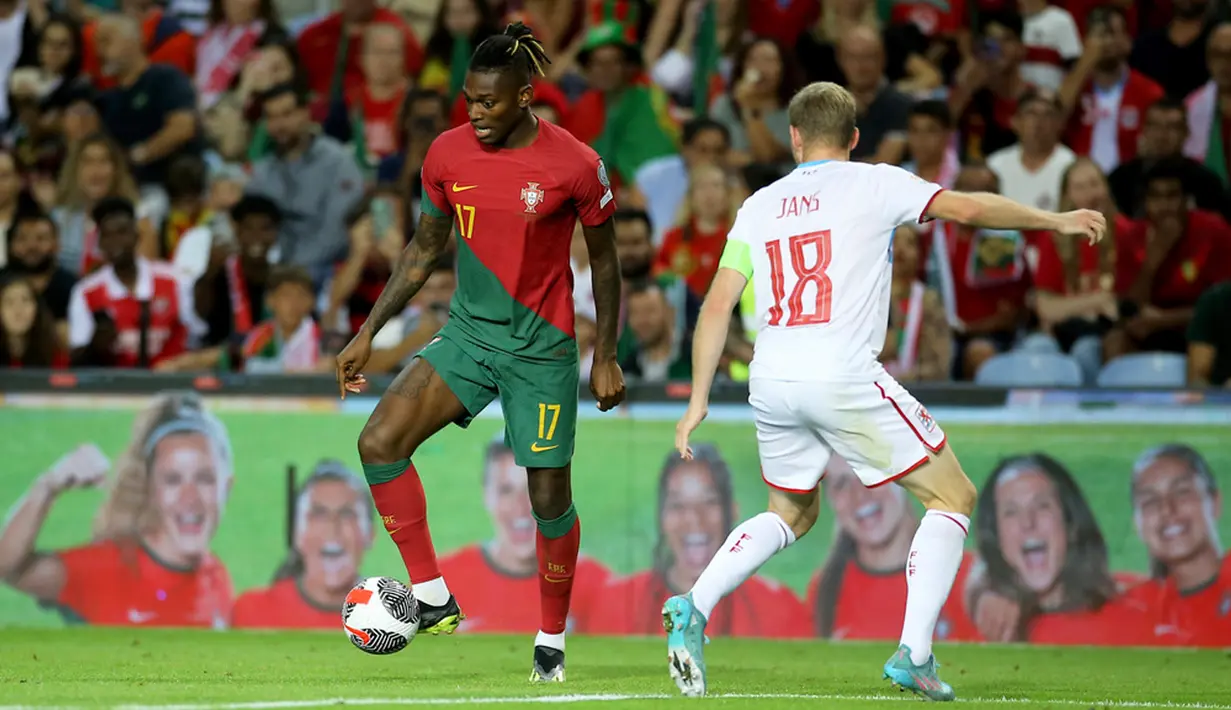 Bruno Fernandes Cs mencatatkan total 22 tembakan, 10 di antaranya tepat sasaran. (AP Photo/Joao Matos)