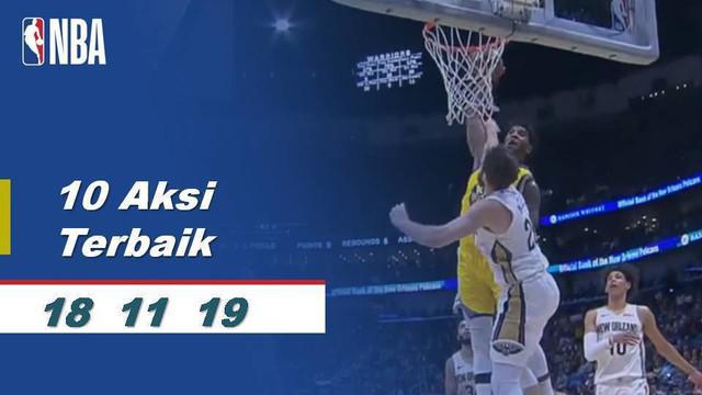 Berita Video 10 Aksi Terbaik NBA 18 November 2019