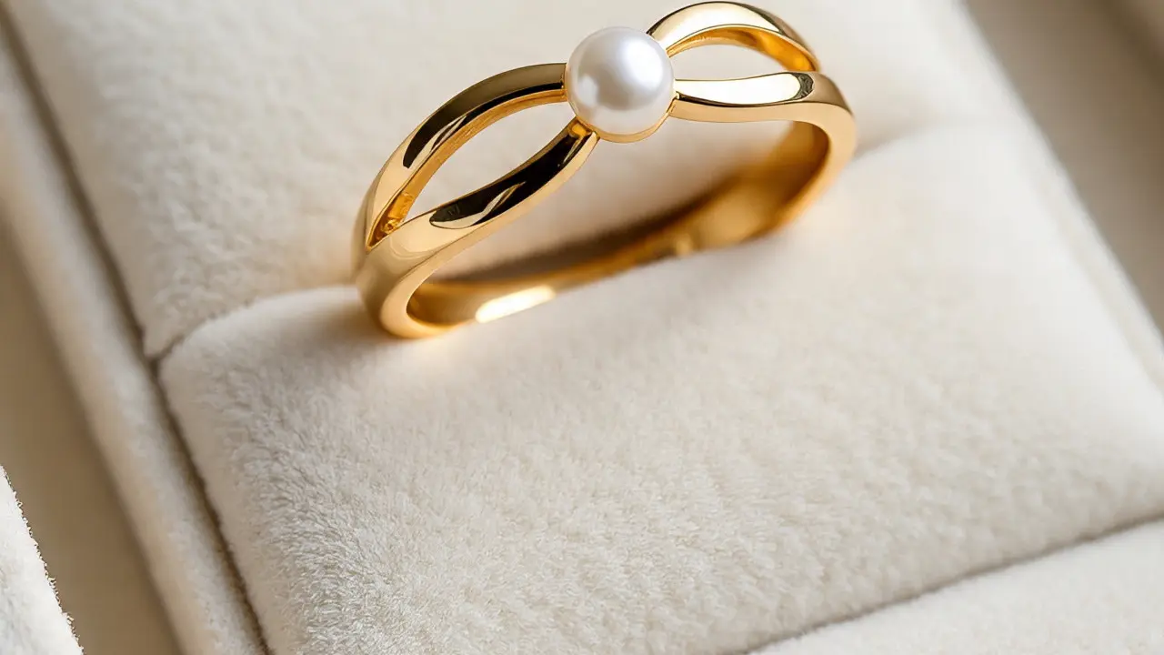 Cincin Emas Hollow Premium Ringan