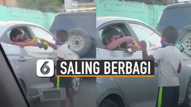 VIDEO: Aksi Mulia Bocah Saling Berbagi, Runtuhkan Tembok Si Kaya dan Miskin