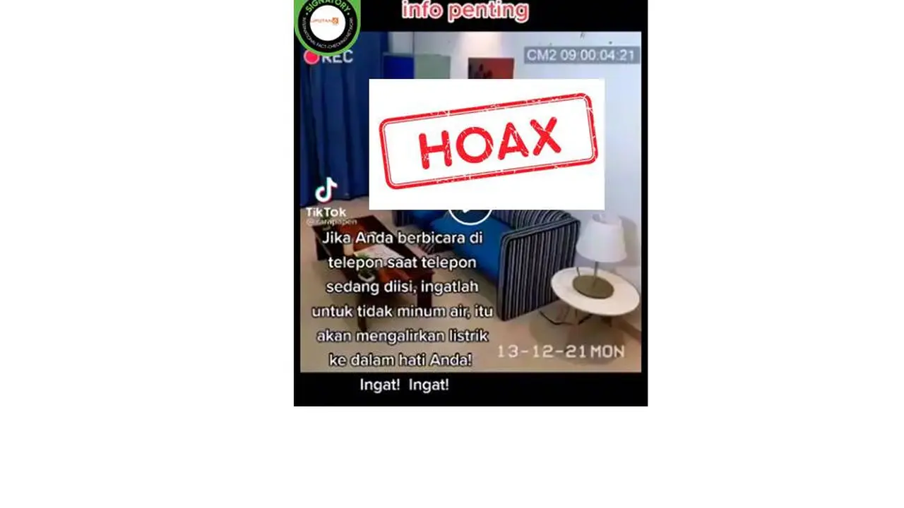 Cek Fakta minum air bikin orang pingsan