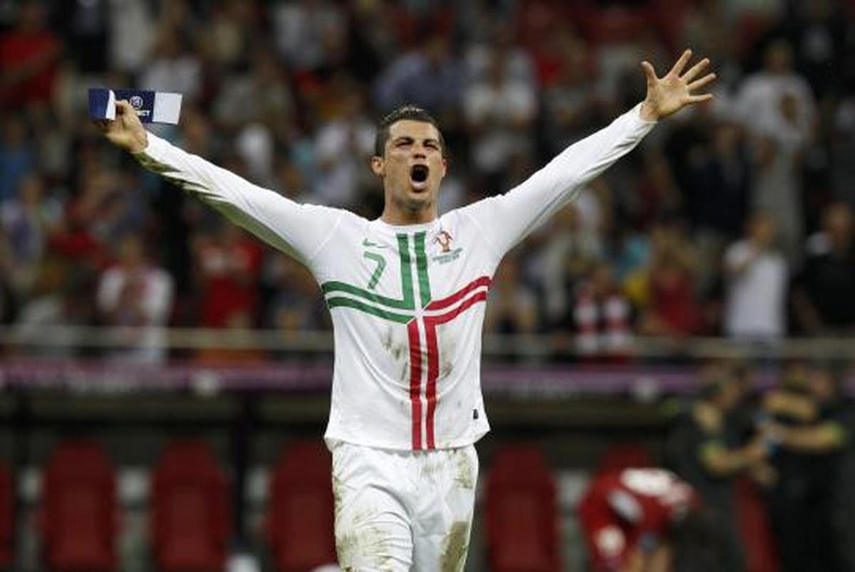 Ekspresi CR7 di lapangan hijau