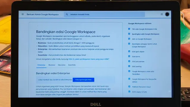 Perbandingan Dua Paket Unggulan Google Workspace