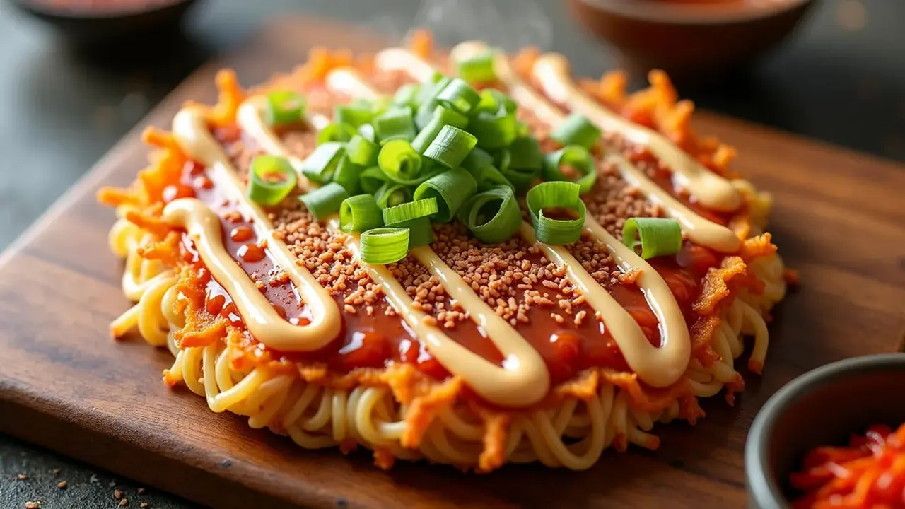 Resep Okonomiyaki Mie Bon Cabe