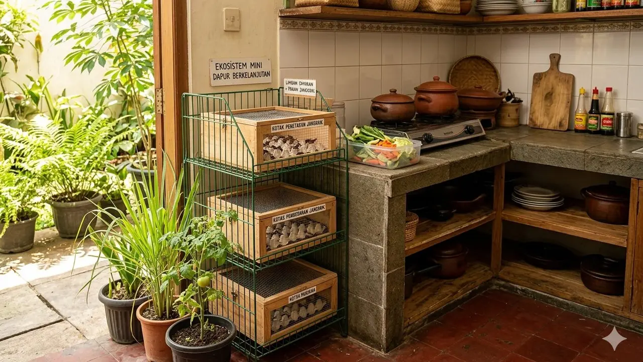 Ide Budidaya Jangkrik Skala Mini di Sudut Dapur Belakang Rumah