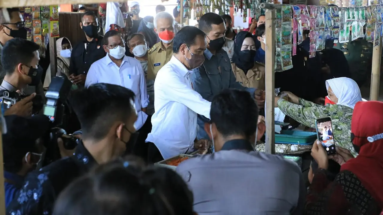 Presiden Joko Widodo melakukan kunjungan kerja ke Brebes pada Rabu, (13/4).