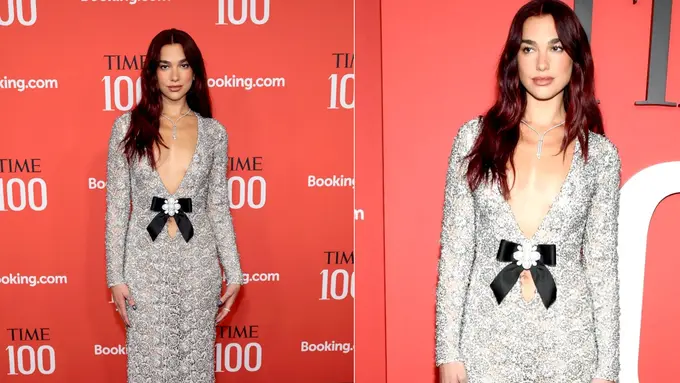 6 Potret Dua Lipa Bergaya Glamor Coquette dengan Chanel Dress, Dibuat Melebihi 1000 jam!