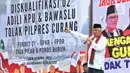 Ketua Gerakan Penegak Kedaulatan Rakyat (GPKR) Din Syamsuddin menjadi khatib dalam salat Jumat di Patung Kuda ini. (Liputan6.com/Angga Yuniar)