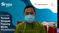 Sudarman, perawat pasien COVID-19 di RSUD Cengkareng. (Liputan6.com/Dinny Mutiah)