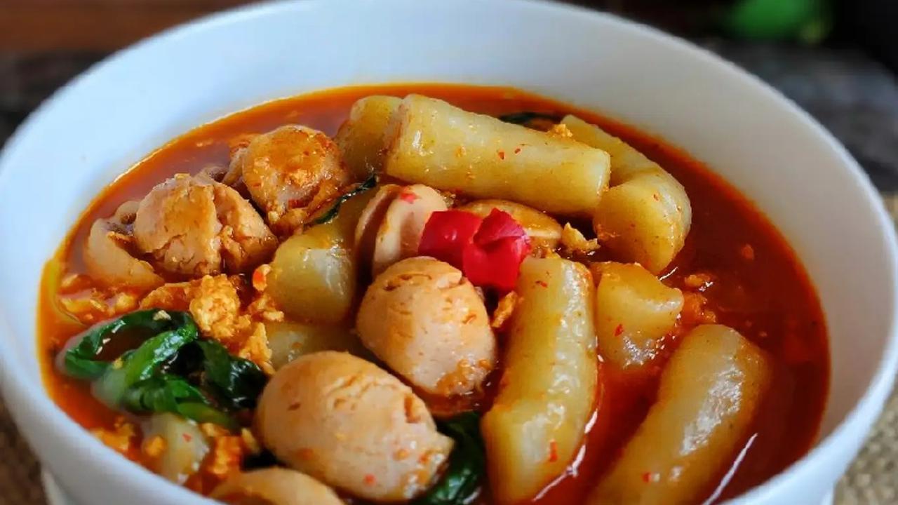 Ilustrasi Seblak Tteokbokki