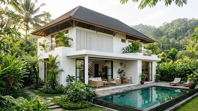 10 Inspirasi Desain Rumah Warna Putih yang Adem dan Estetik untuk Iklim Tropis Indonesia