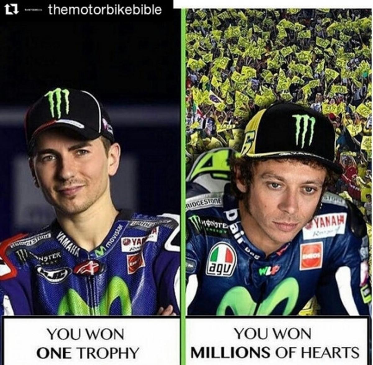 Deretan meme dukungan ke Valentino Rossi selepas GP Valencia 2015