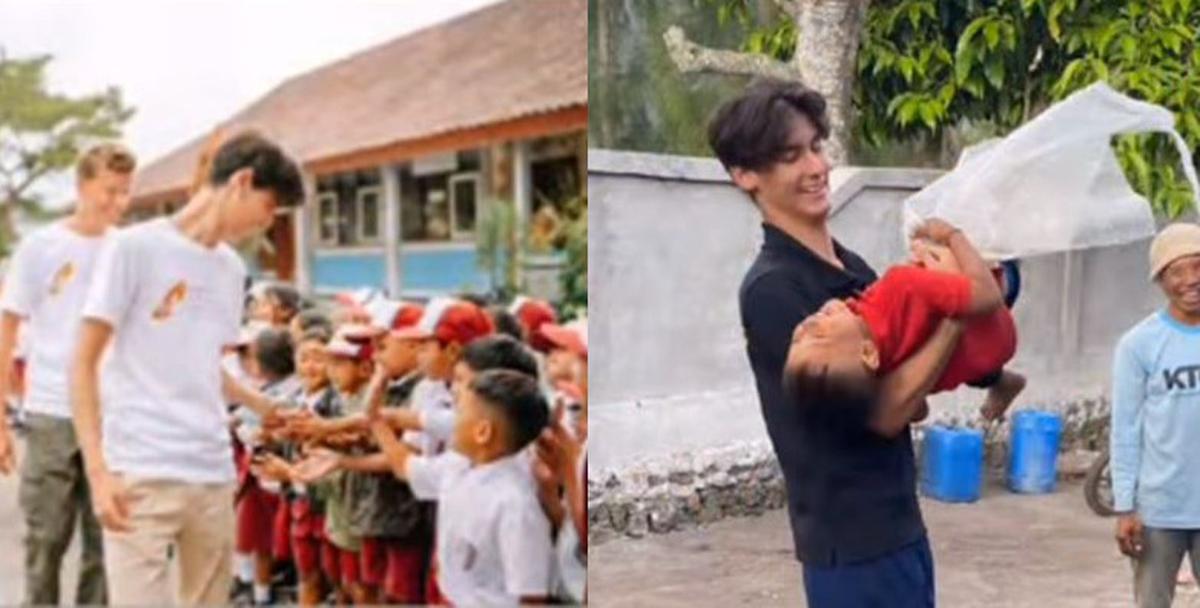Momen Cucu Bule Bung Karno Getol Datangi Posyandu di Bali Bareng Ibunda
