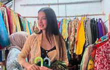Potret Raline Shah Asyik Belanja Kain Batik di Pasar Tradisional, Disebut Punya Aura Mahal dan Elegan