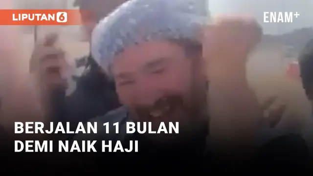 Salut! Pria Inggris Tunaikan Ibadah Haji Usai 11 Bulan Berjalan Kaki