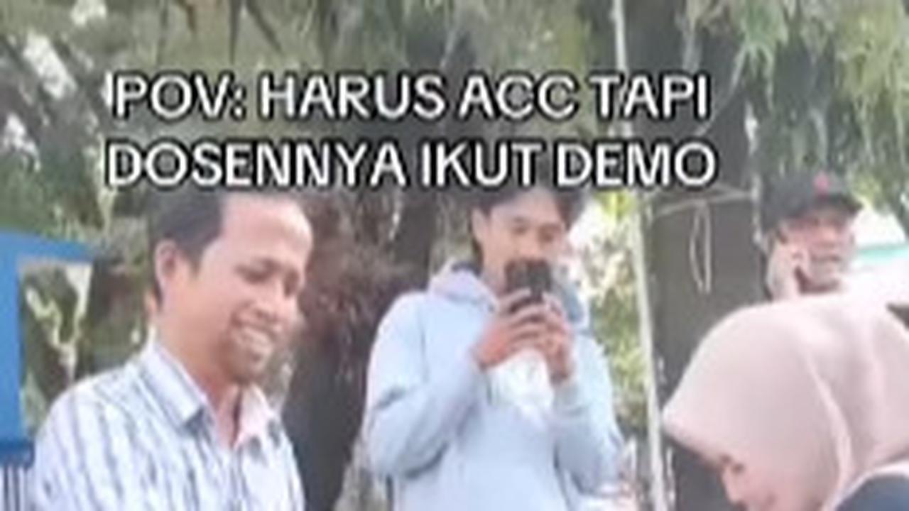 Dosen Diburu Mahasiswa Cari Tandatangan Padahal Lagi Ikut Demontrasi RUU Pilkada, Aksinya jadi Sorotan