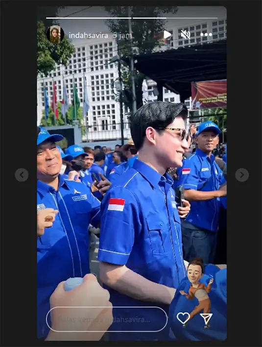 Anak artis senior yang juga bintang sinetron muda itu memutuskan untuk maju dari daerah pilihan Aceh 1 di Pemilu 2024 mendatang. [Instagram/indahsavira]