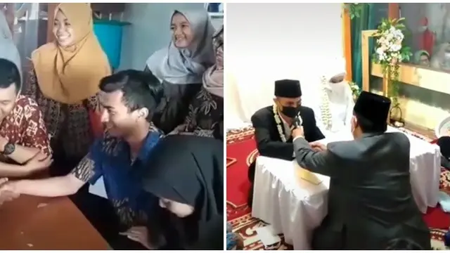 Berawal dari Bercanda Ucap Ijab Kabul, Pasangan Ini Melaju Sampai Pelaminan