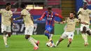 Crystal Palace vs Manchester United, (17/7/2020). Satu-satunya laga tandang tanpa kontribusi gol maupun assist dari Bruno Fernandes. Gol dicetak oleh Marcus Rashford dan Anthony Martial. Manchester United menang 2-0. (AFP/Pool/Glyn Kirk)