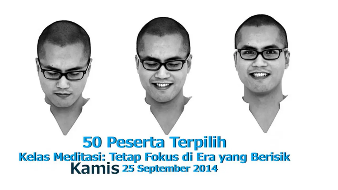 Peserta Terpilih Kelas Meditasi: Tetap Fokus di Era yang Berisik