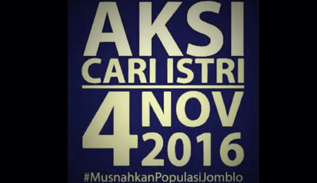 Aksi cari istri (twitter.com)