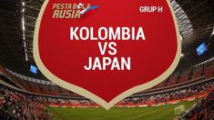 Timnas Jepang menghadapi Kolombia yang bermain sepuluh orang pada duel Grup H di Stadion Mordovia Arena, Selasa (19/6/2018), Jepang menang 2-1.