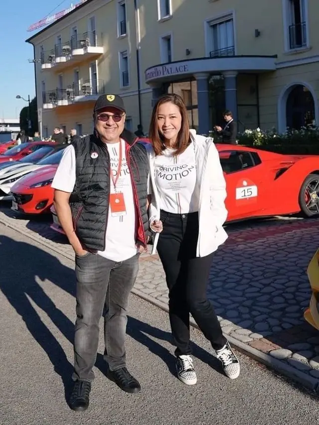 Maia Estianty dan Irwan di Eropa