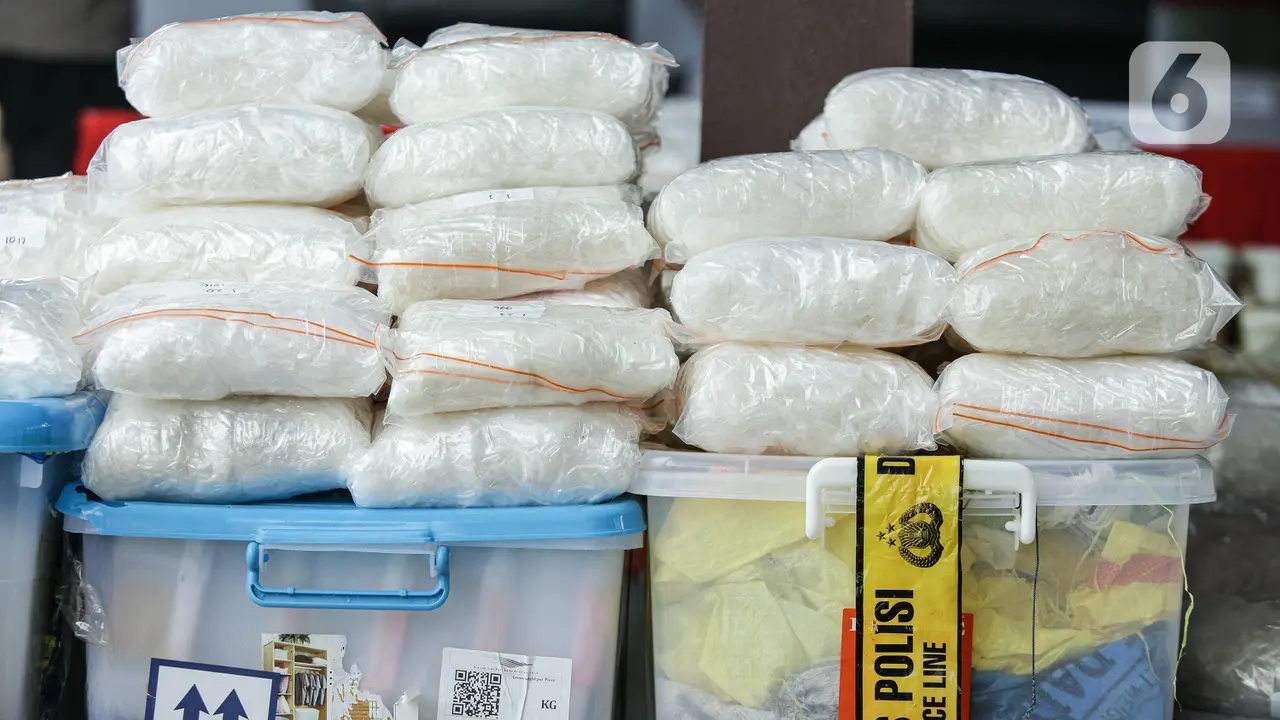 Ungkap Peredaran 2,5 Ton Sabu Jaringan Internasional, Polri Tangkap 18 Tersangka