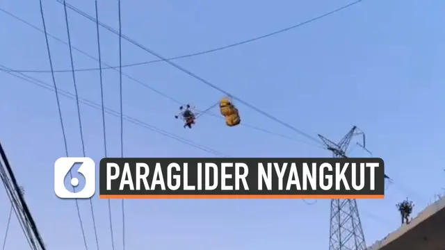 vertical paraglider nyangkut
