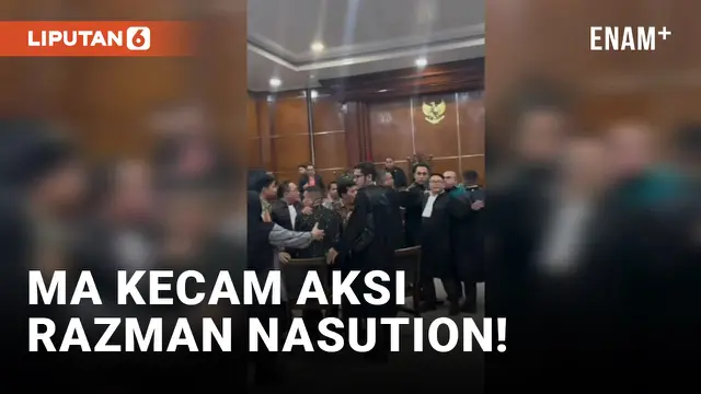 VIDEO: Aksi Razman Nasution dan Firdaus Oiwobo Dikecam Mahkamah Agung
