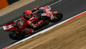 Marc Marquez Bingung Ban Belakang Ducati Drop Parah di Sprint MotoGP Inggris